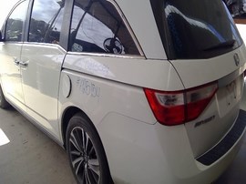 2013 HONDA ODYSSEY, WHITE, EX-L, 3.5L, AT, FWD,  A25154